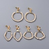 Dangle Stud Earrings EJEW-JE03987-1