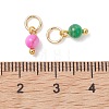 Dyed Natural Freshwater Shell Pendants PALLOY-JF05441-01-3