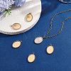 6Pcs 304 Stainless Steel Pendant Cabochon Settings STAS-BBC0010-56-4