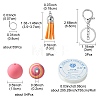 DIY Beaded Phone Charms Straps Keychain Making Kit DIY-FS0005-39B-5
