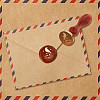 Halloween Golden Tone Brass Sealing Wax Stamp Head AJEW-WH0208-854-3