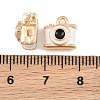 Alloy Enamel Pendants AL-CBA072F-01G-02-3