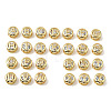 Brass Micro Pave Cubic Zirconia Multi-Strand Links KK-C111-01G-1