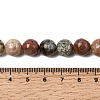 Natural Flower Agate Bead Strands G-B044-A01-03-A-4