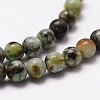 Natural African Turquoise(Jasper) Beads Strands X-G-D840-90-4mm-3