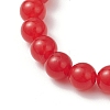 Lampwork & Alloy Rhinestone Charms Bracelets BJEW-JB13269-4