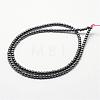 Grade AA Magnetic Synthetic Hematite Bead Strands G-P209-04-3mm-2