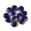 Handmade Millefiori Glass Barrel Beads LA-N002-19C-1