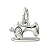 304 Stainless Steel Rhinestone Pendants STAS-A145-04J-P-1