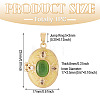 1Pc Brass Enamel Locket Pendants FIND-TA0010-71D-3