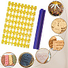 1 Bag Letters & Numbers PP Plastic Cookie Stamps DIY-SC0033-92-7
