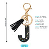 1Pc Resin Letter Keychains KEYC-TADJ0001-09J-3