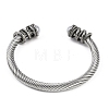 304 Stainless Steel Cuff Bangles for Women STAS-M023-16P-3