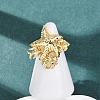 Ocean Brass Cuff Open Rings RJEW-Z129-01G-02-1