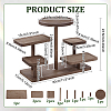 5-Tier Tabletop Wood Plant Storage Display Riser Stands ODIS-WH0038-325A-2