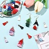 24Pcs 12 Styles Polycotton(Polyester Cotton) Tassel Pendant Decorations FIND-YW0012-77-4