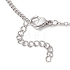 304 Stainless Steel Cable Chain Twisted Chain Slider Necklace Making AJEW-JB01512-02-4