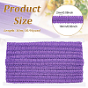Polyester Braided Lace Trim OCOR-WH0074-92E-2