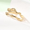 304 Stainless Steel Cuff Open Rings SA-CBA5136-02G-3
