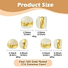 12Pcs 3 Size TPE Plastic Ear Nuts KY-YW0001-53-2