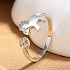 Brass Cuff Open Rings for Women WGDB5DF-01-1