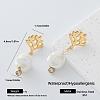 304 Stainless Steel Rhinestone Stud Earrings for Women PM4450-6-1