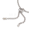 3Pcs 3 Styles 304 Stainless Steel Rolo Chain Slider Bracelet Making AJEW-JB01503-6
