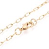 Brass Paperclip Chains X-MAK-S072-09A-G-2