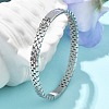 304 Stainless Steel Watch Band Bangles for Women BJEW-Z092-03P-1