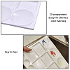Rectangle Plastic Watercolor Oil Palette AJEW-WH0696-655-4