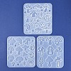 3Pcs 3 Styles Easter DIY Pendant Molds AJEW-FS0001-36-7