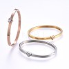 304 Stainless Steel Bangles BJEW-P222-08-1