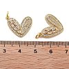 Rack Plating Brass Micro Pave Cubic Zirconia Pendants KK-Z071-57G-3