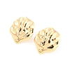 Rack Plating Brass Stud Earring Findings X-KK-M261-46G-1