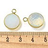 Faceted Opalite Pendants G-P547-02G-3