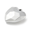 Plating Acrylic Pendants PACR-Q008-11S-2