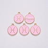 Alloy Enamel Pendants LS-ENAM-S124-01B-09H-2