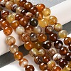 Natural Striped Agate/Banded Agate Beads Strands G-Z060-A01-B09-2