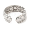 Non-Tarnish 304 Stainless Steel Open Cuff Rings RJEW-K245-69P-2