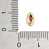 Brass Pave Cubic Zirconia Cabochons CU-CBA30E8-02G-4