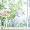 Waterproof PVC Colored Laser Stained Window Film Adhesive Stickers DIY-WH0256-076-7