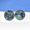 304 Stainless Steel Stud Earrings EJEW-C138-05P-2