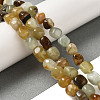 Natural Xiuyan Jade Beads Strands G-B078-D19-01-2