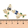 Alloy Rhinestone Pendants FIND-I366-01G-3