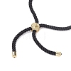 Infinity Brass Micro Pave Clear Cubic Zirconia Link Bracelets BJEW-JB10646-01-4