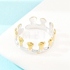304 Stainless Steel Cuff Open Rings RJEW-Z138-01GP-01-3