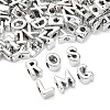 UV Plating Acrylic European Beads MACR-L015-19M-2