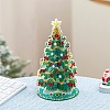 DIY Christmas Tree Display Decor Diamond Painting Kits XMAS-PW0001-102-1