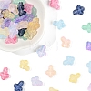120Pcs 9 Colors Transparent Spray Paint Glass Beads GLAA-FS0002-12C-2