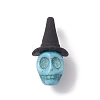 Synthetic Turquoise Dyed Pendants X1-PALLOY-TA00114-2